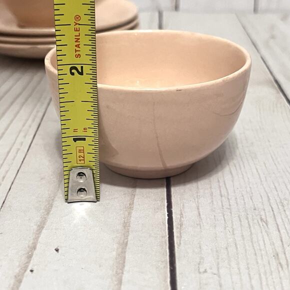 Vintage Grindley England Rose Leaf Pink Tea Set Cups Saucers Creamer 1930s 7pcs - Picture 16 of 16